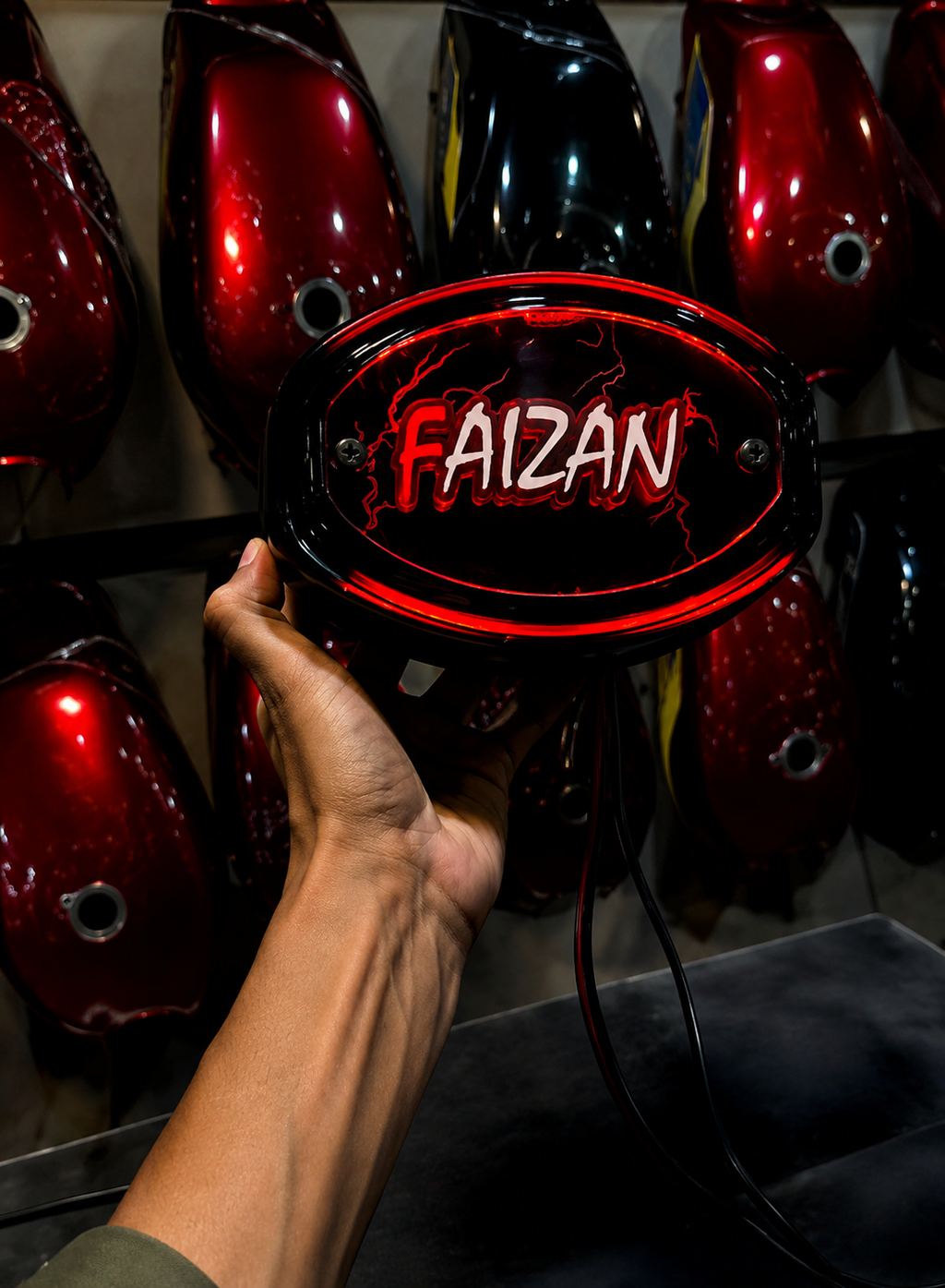 Customized Name Backlight New Style Most Selling 2026 اپنی مرضی کا نام لکھوائیں