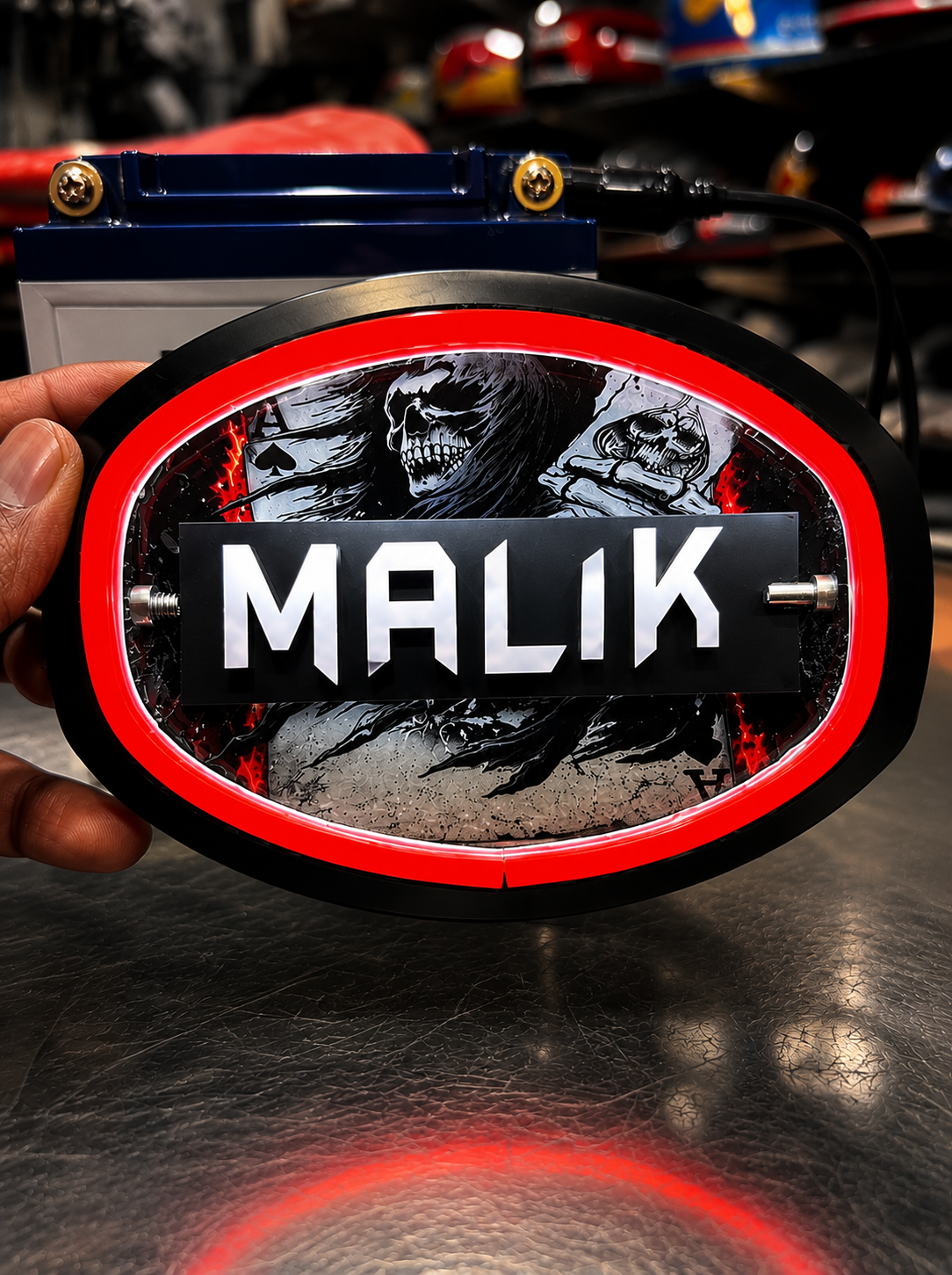 Rotating 2 in 1 Custom name backlights اپنی مرضی کا نام لکھوائیں