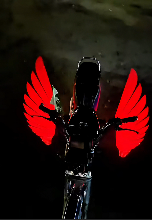 Angel Wing LED Light – Laser Floor Projection – Motorcycle