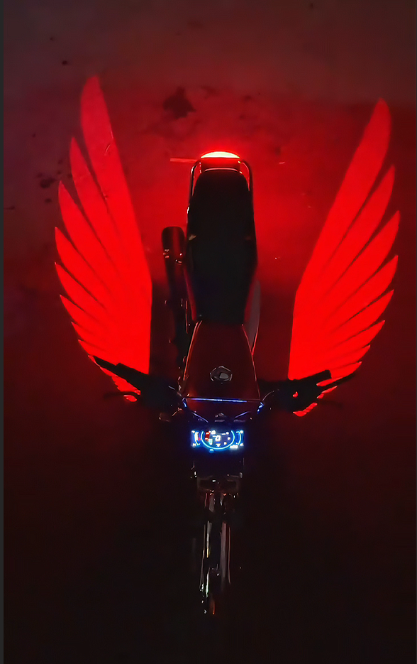 Angel Wing LED Light – Laser Floor Projection – Motorcycle